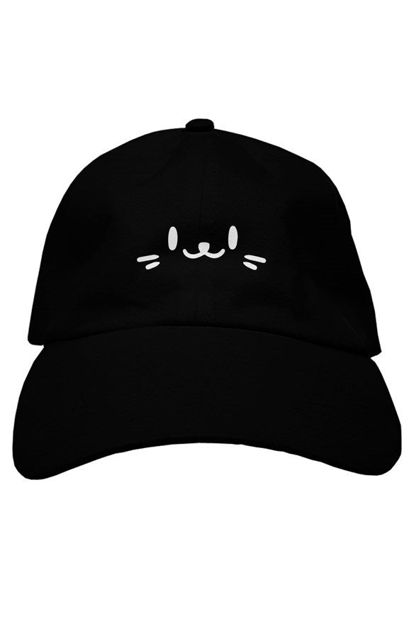 black dad cap - eyes