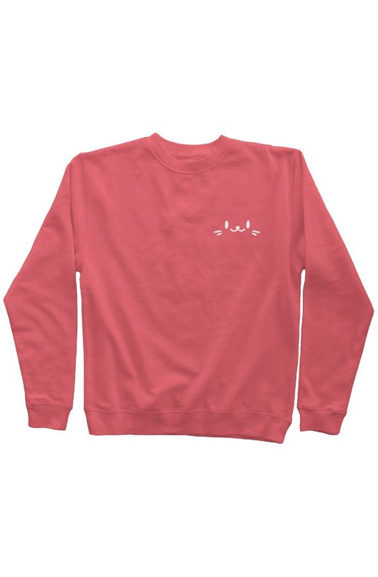 pink sweatshirt