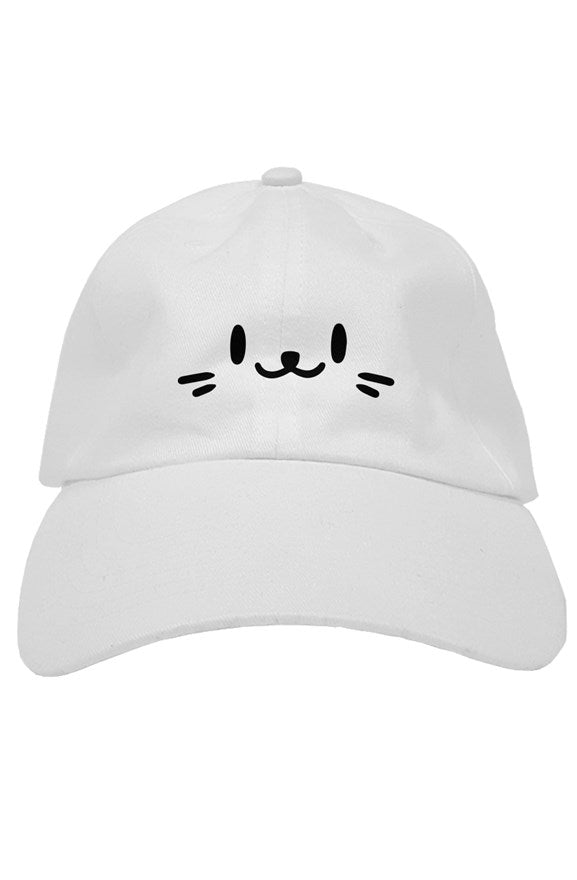 White Sappy Dad Cap