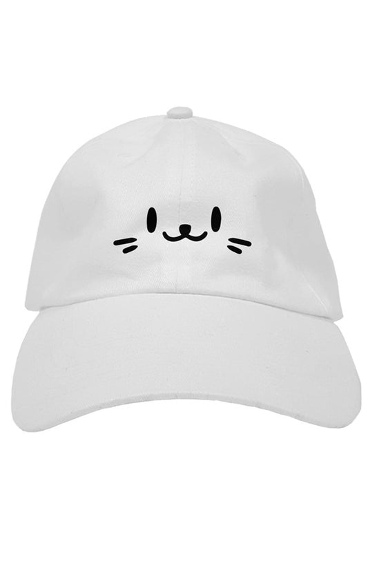 White Sappy Dad Cap