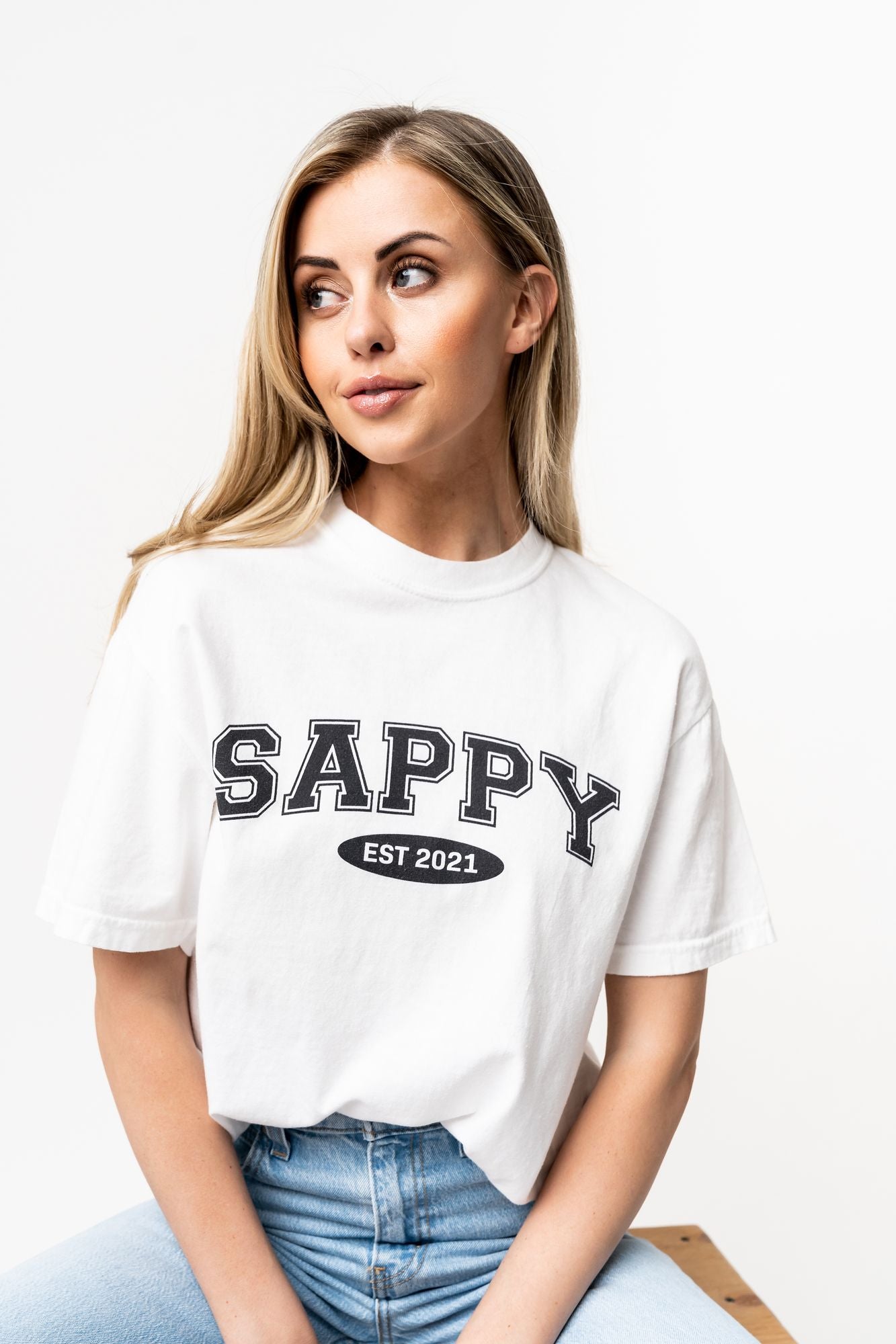 Collegiate Sappy T-Shirt - White