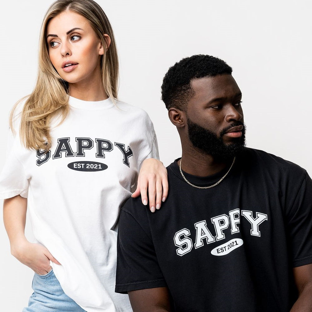 Collegiate Sappy T-Shirt - Black