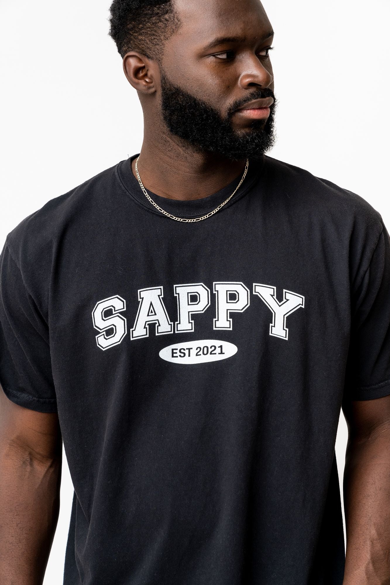 Collegiate Sappy T-Shirt - Black